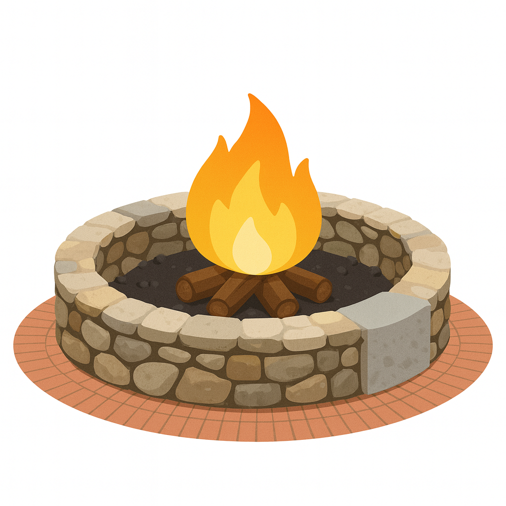 Cozy fire pit gatherings
